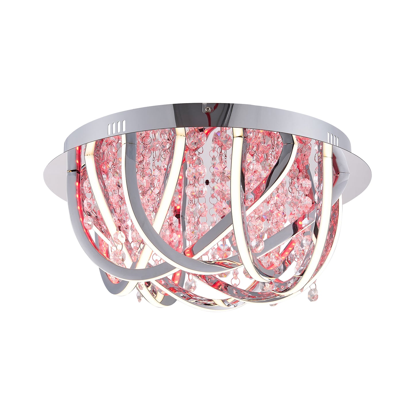 TFS CTC 36wLED 4000K D450 H200 DIM+RGB BY RMTE 2700LM CHROME/CRYSTAL