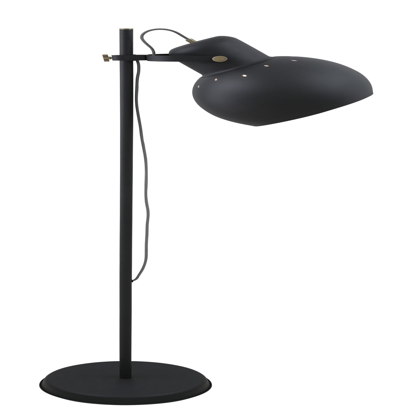 TFS FLOOR LAMP 40wE27 max H1800 D350 DARK GREY / ANTIQUE BRASS