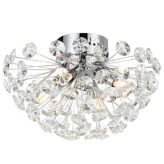 TFS 4LT CTC 4x6wG9max D:300 H:190 CRYSTAL H:110 CHROME / CLEAR