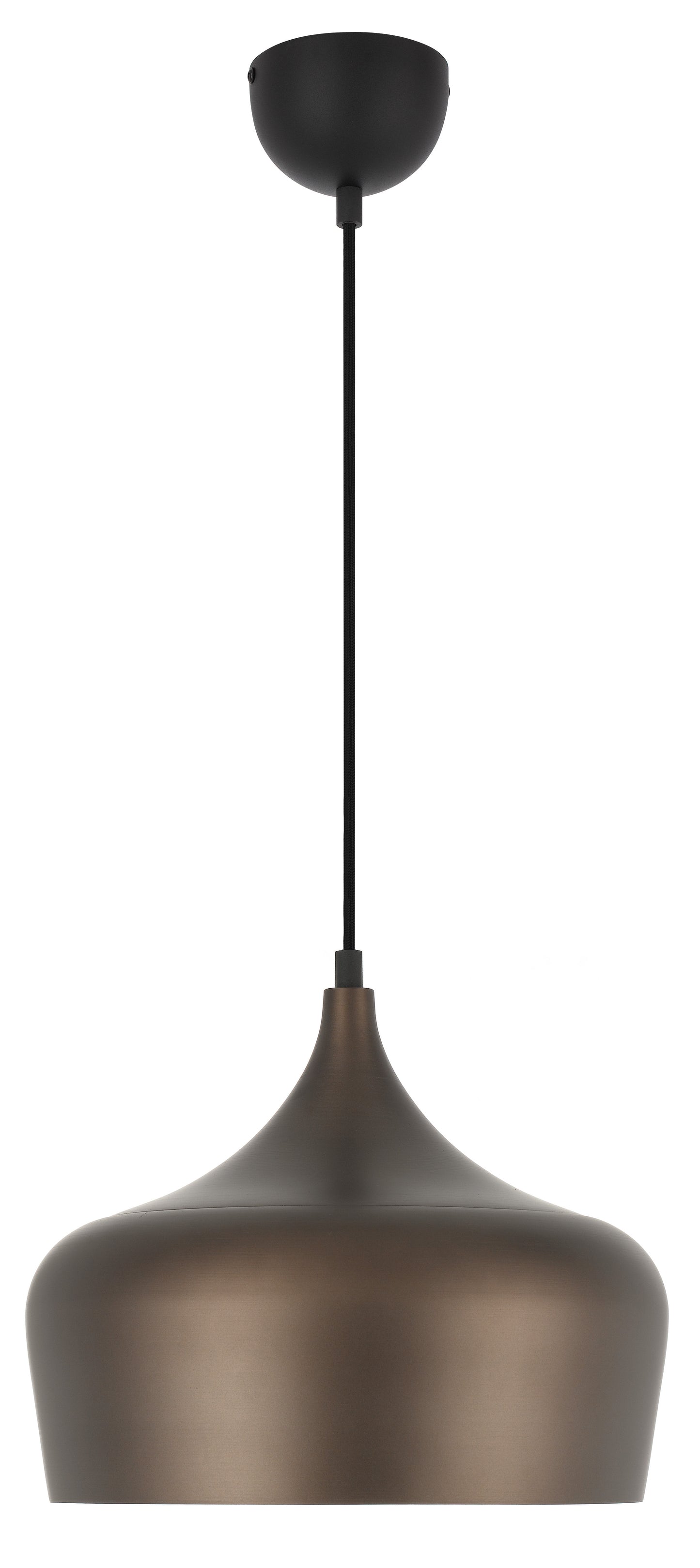 TFS 30 PENDANT 25wE27max D300 H270 + 1.5 TEX BRONZE BRUSHED (BLACK)