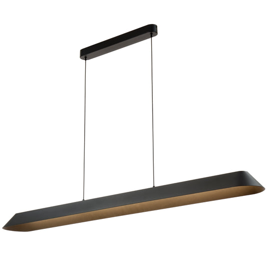 TFS PENDANT 40wLED 3CCT 3000K-5000K by 3STEP L1500 H75 W175 1580Lm cab 2M BLACK SAND