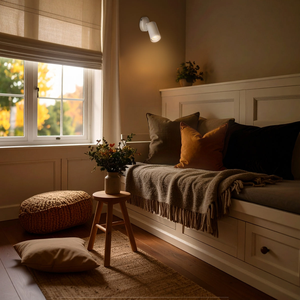 TFS 1 SPOT 7wGU10max 3CCT NON-DIM D:80 W:55 H:155 WHITE SAND