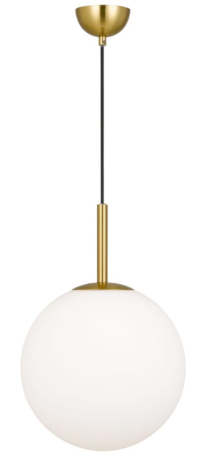 TFS 12 PENDANT 25w E27 D:300 CAB:2m ANTI GOLD / OPAL MATT