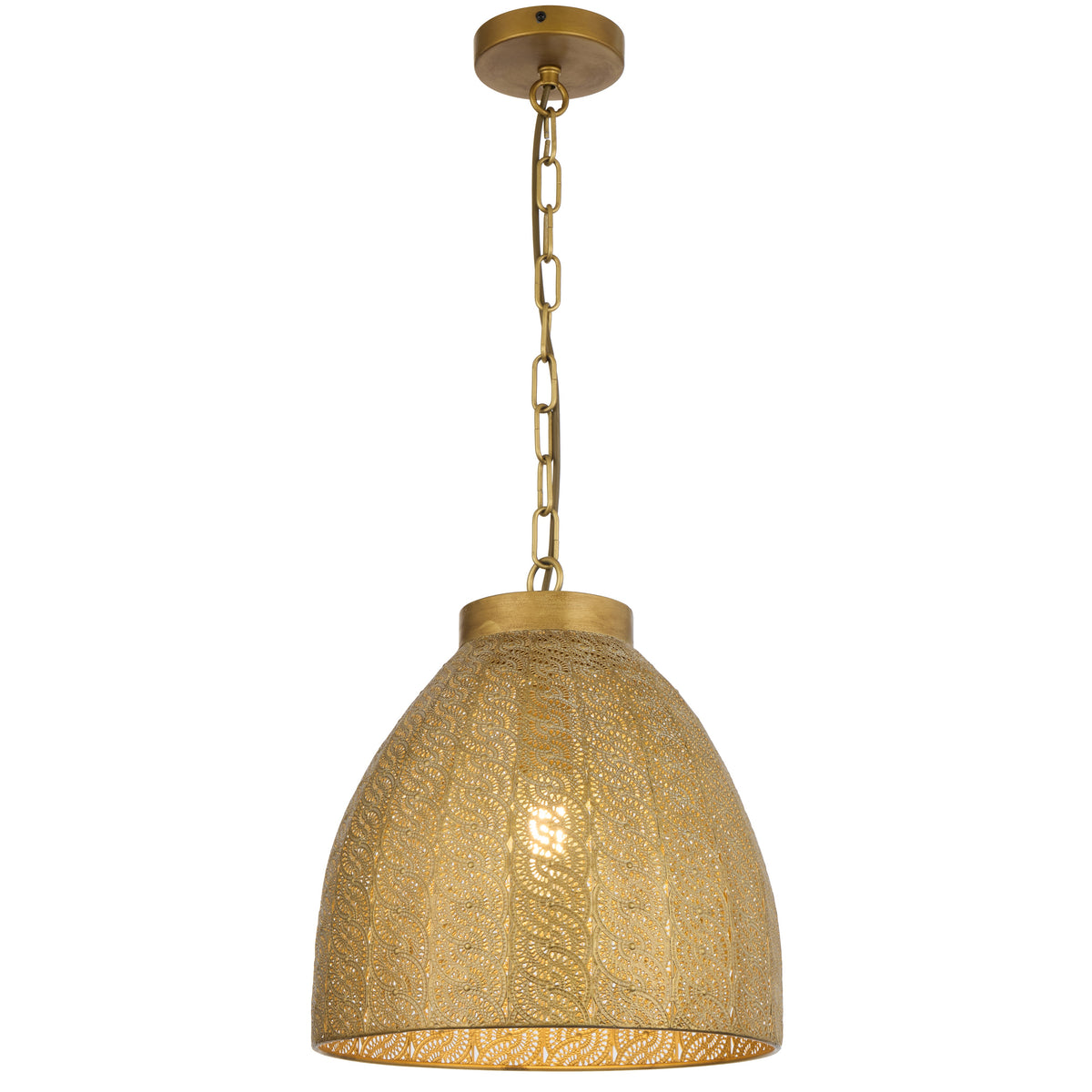 TFS PENDANT 25wE27max D350 H370 chain 2m cab. brown ANTIQUE BRASS