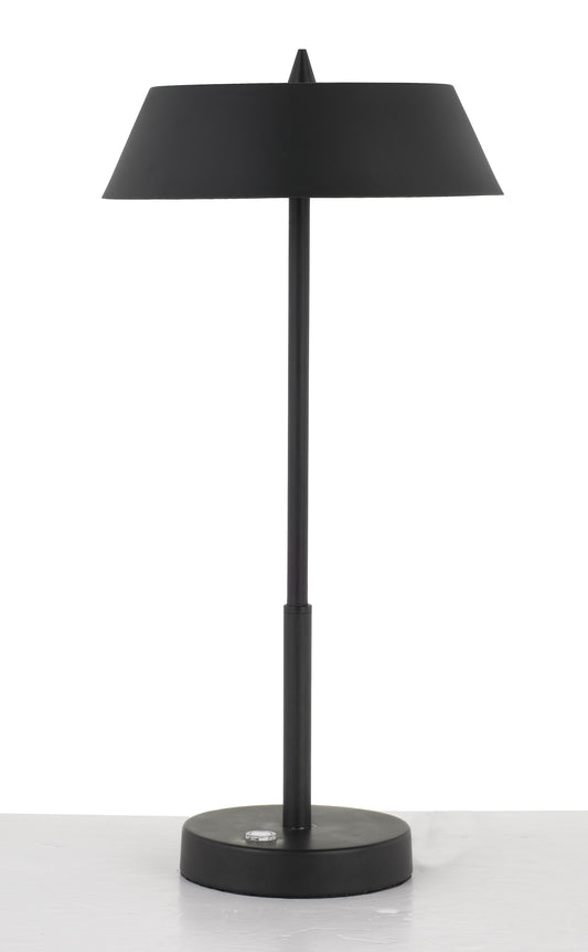 TFS TABLE LAMP 7w LED 3 WAY TOUCH SWITCH H:425 D:220 BLACK/GOLD 3000K 580Lm