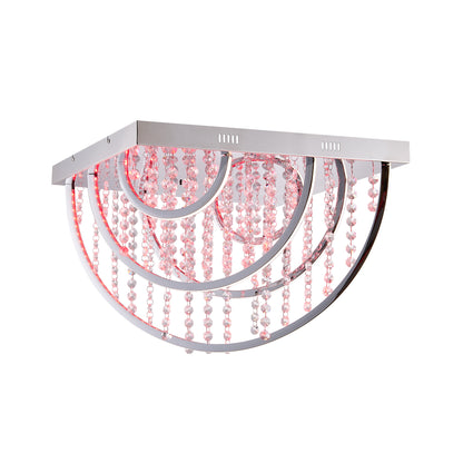 TFS CTC 32wLED 4000K L520 W520 H380 DIM+RGB BY RMTE 2700LM CHROME/CRYSTAL