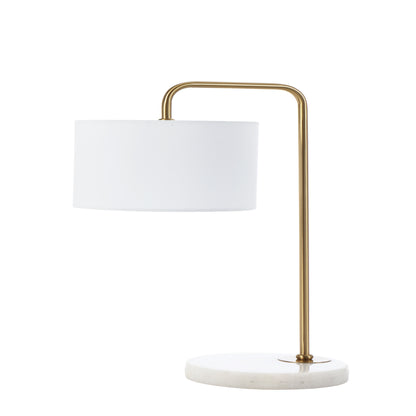 TFS TABLE LAMP 25wE27max D:200 H:490 cab:2.0m line switch WHITE/GOLD