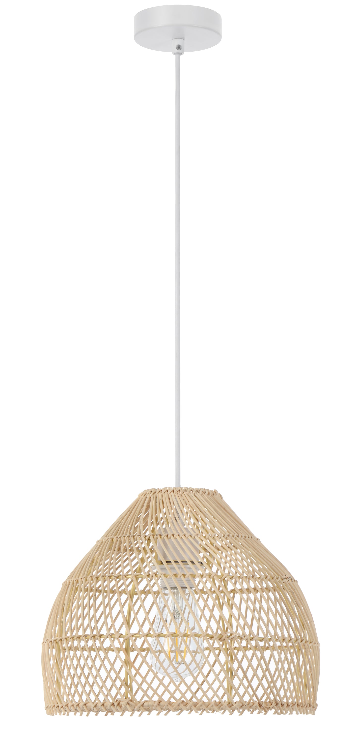 TFS 30 PENDANT 25wE27max D300 H230 cab1.5m NATURAL RATTAN