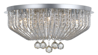 TFS 53 CTC 9x33wOSRAM G9 D:530 CHROME / CLEAR CRYSTAL BEADS