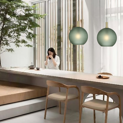 Lumomark TFS 40 PENDANT 25wE27max D:400 CAB:2m BLACK MATT/ GOLD/ GREEN