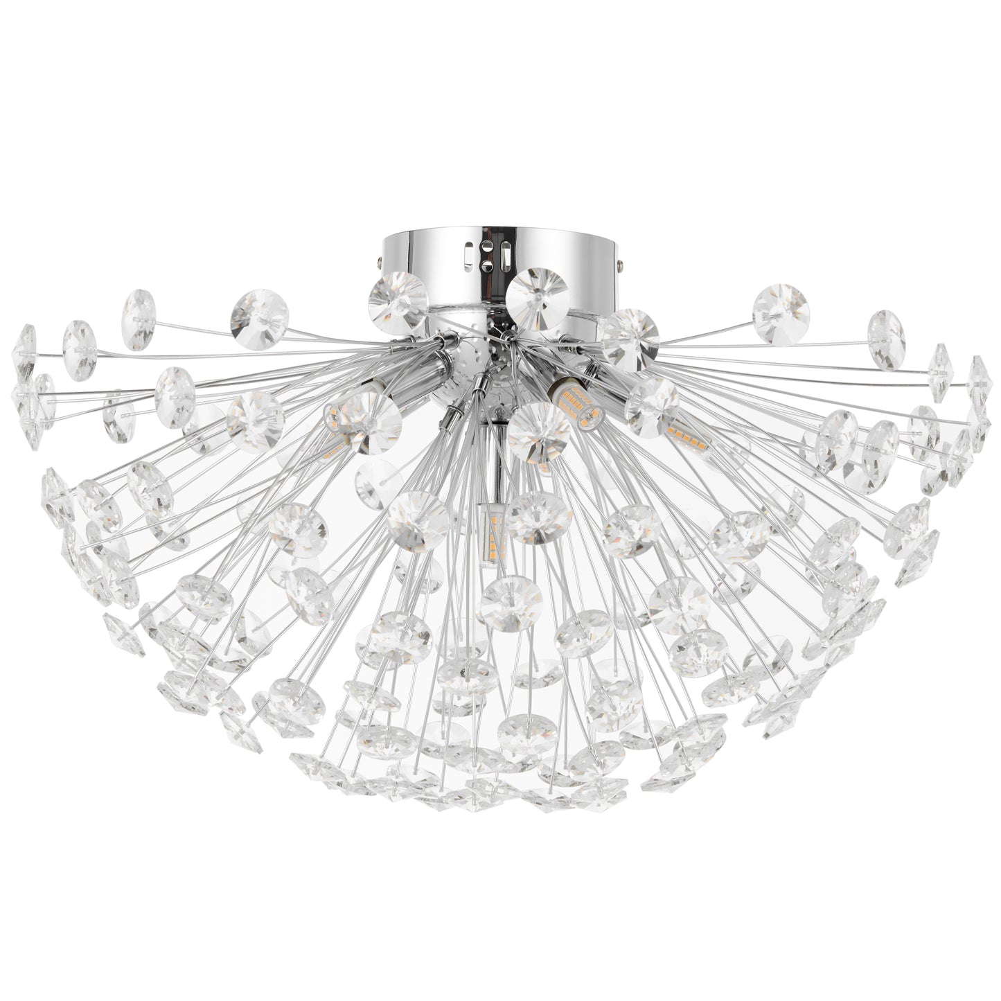 TFS 6LT CTC 6x6wG9max D:500 H:190 CRYSTAL H:200 CHROME / CLEAR