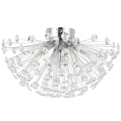 TFS 6LT CTC 6x6wG9max D:500 H:190 CRYSTAL H:200 CHROME / CLEAR