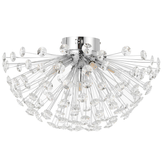 TFS 6LT CTC 6x6wG9max D:500 H:190 CRYSTAL H:200 CHROME / CLEAR