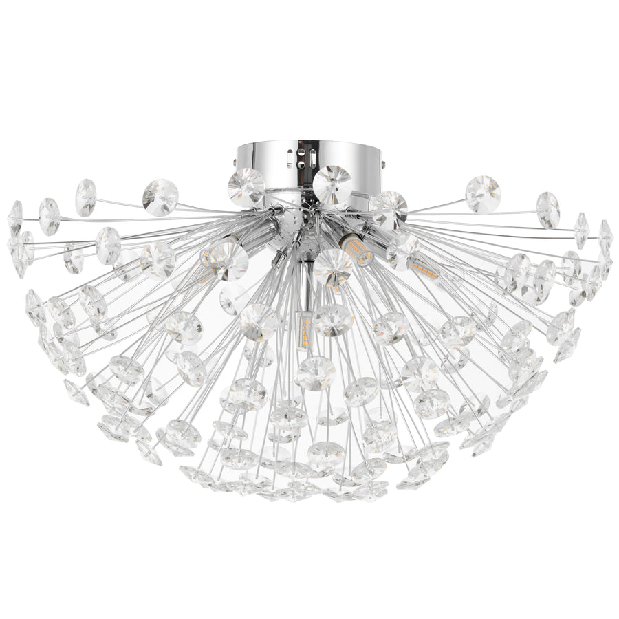 TFS 6LT CTC 6x6wG9max D:500 H:190 CRYSTAL H:200 CHROME / CLEAR