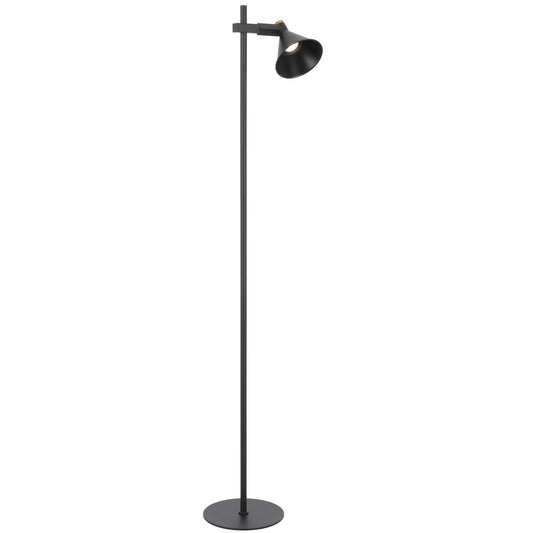 Vitastone TFS FLOOR LAMP 6wGU10max L245 W240 H1500 FOOT SWT / BLACK SAND