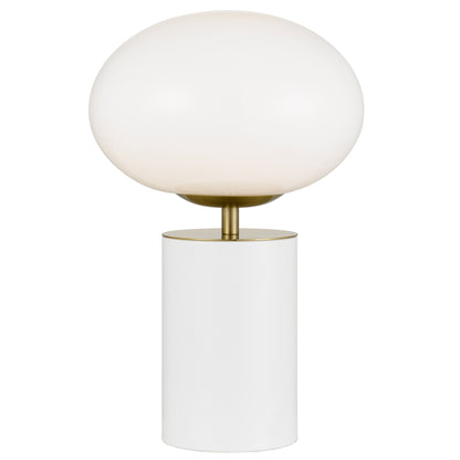 TFS TOUCH TABLE LAMP 5wE14 3000K D200 H320 WHITE 9001 / GOLD/ OPAL GLOSS