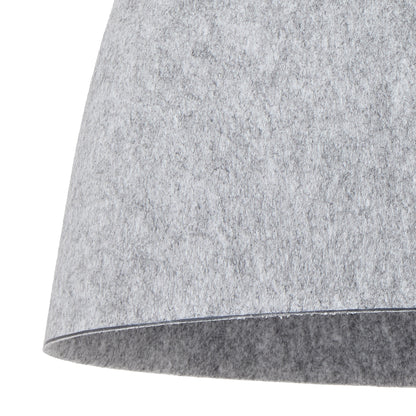 TFS FELT PENDANT 25wE27max D430 H270 cab 2m LIGHT GREY FELT