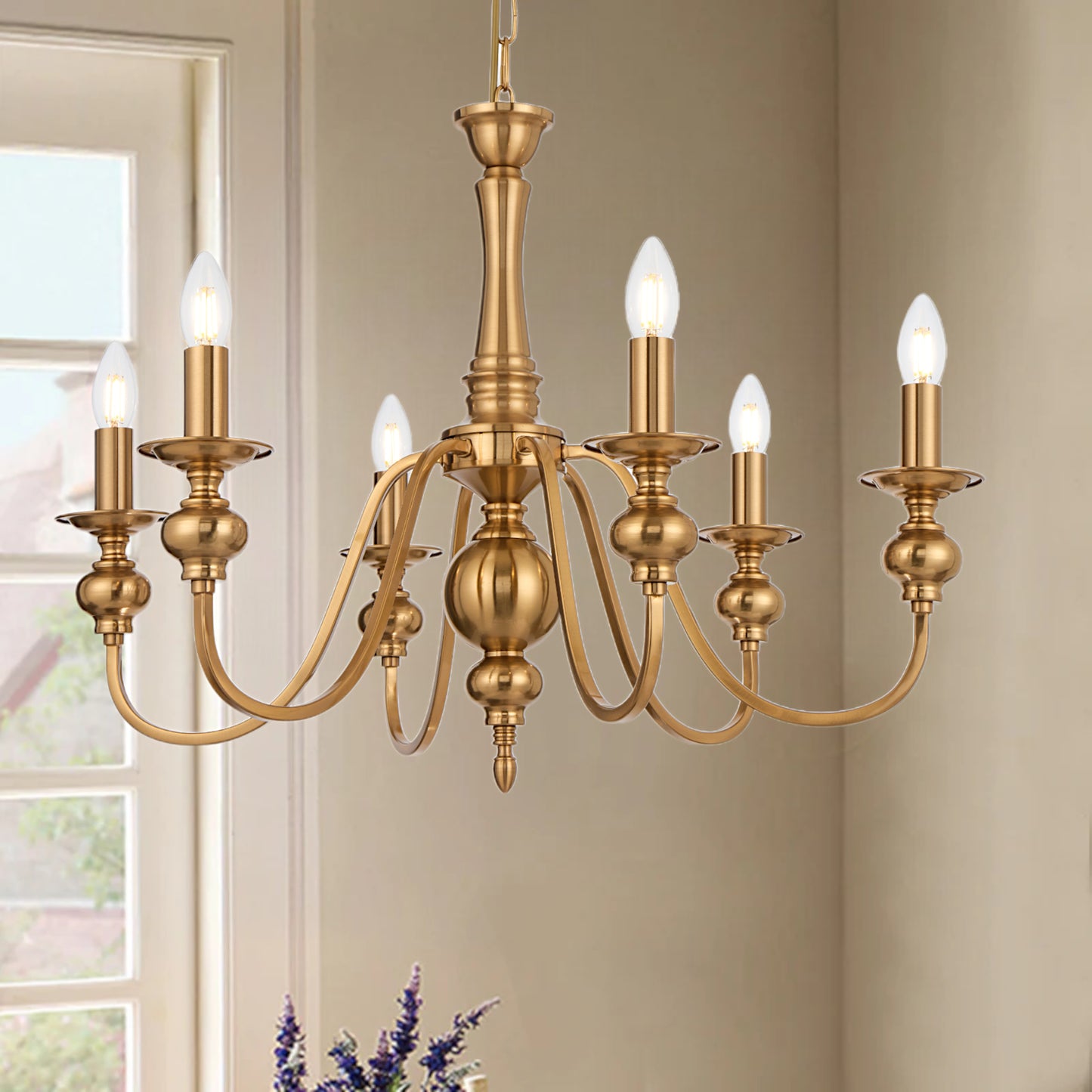 Zanoform TFS 6LT PENDANT 6x25wE14max D:680 H:500 chain 2m COPPER