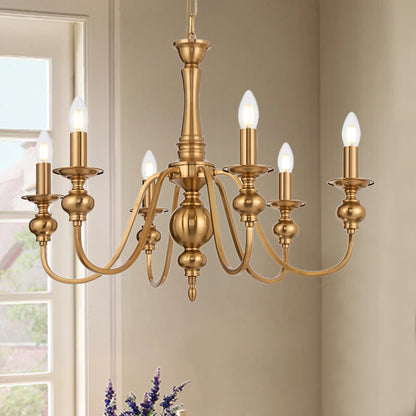Zanoform TFS 6LT PENDANT 6x25wE14max D:680 H:500 chain 2m COPPER