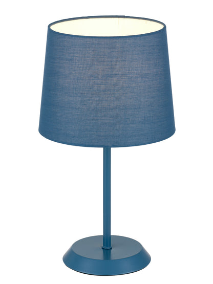 TFS TABLE LAMP 25wE27max H:400 D:225 BLUE/BLUE Inline Switch