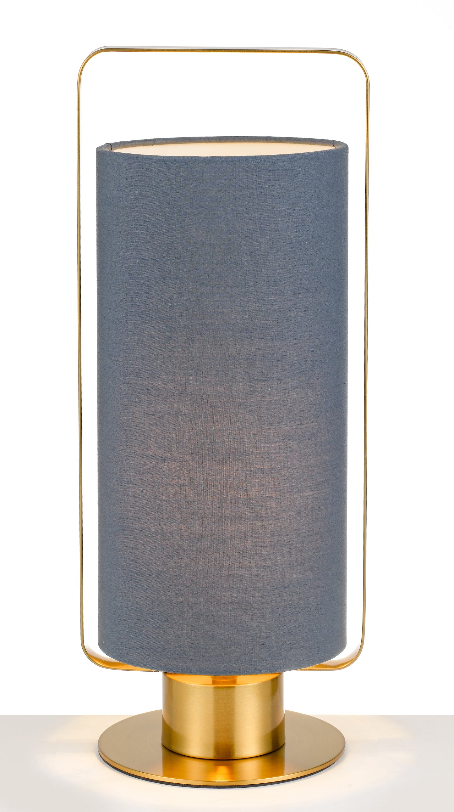 TFS TABLE LAMP 25wE27max H450 D160 BLUE + ANT.GOLD