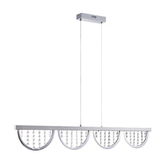 TFS PENDANT 24wLED 4000K cab2m DIM+RGB BY RMTE H170 L120 W80 2700LM CHROME/CRYSTAL