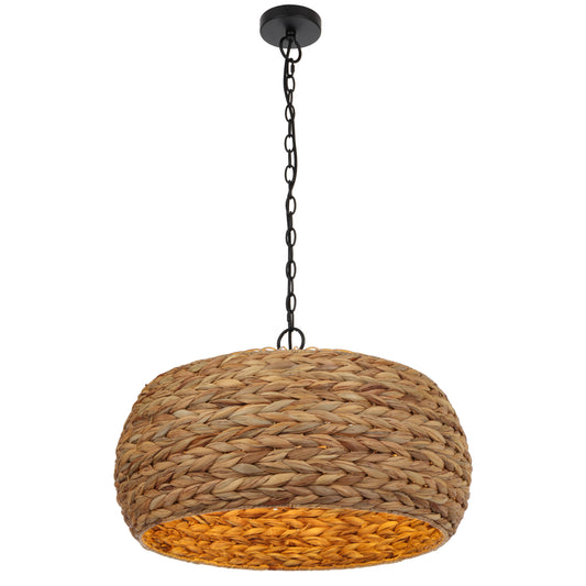 TFS 60 PENDANT 25wE27max D600 H300 chain 2m NATURAL (natural fiber)