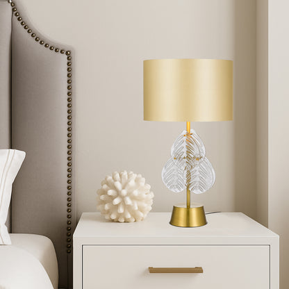 TFS TABLE LAMP 25wE27max D:380 H:700 Inline Switch GOLD / GOLD SHADE