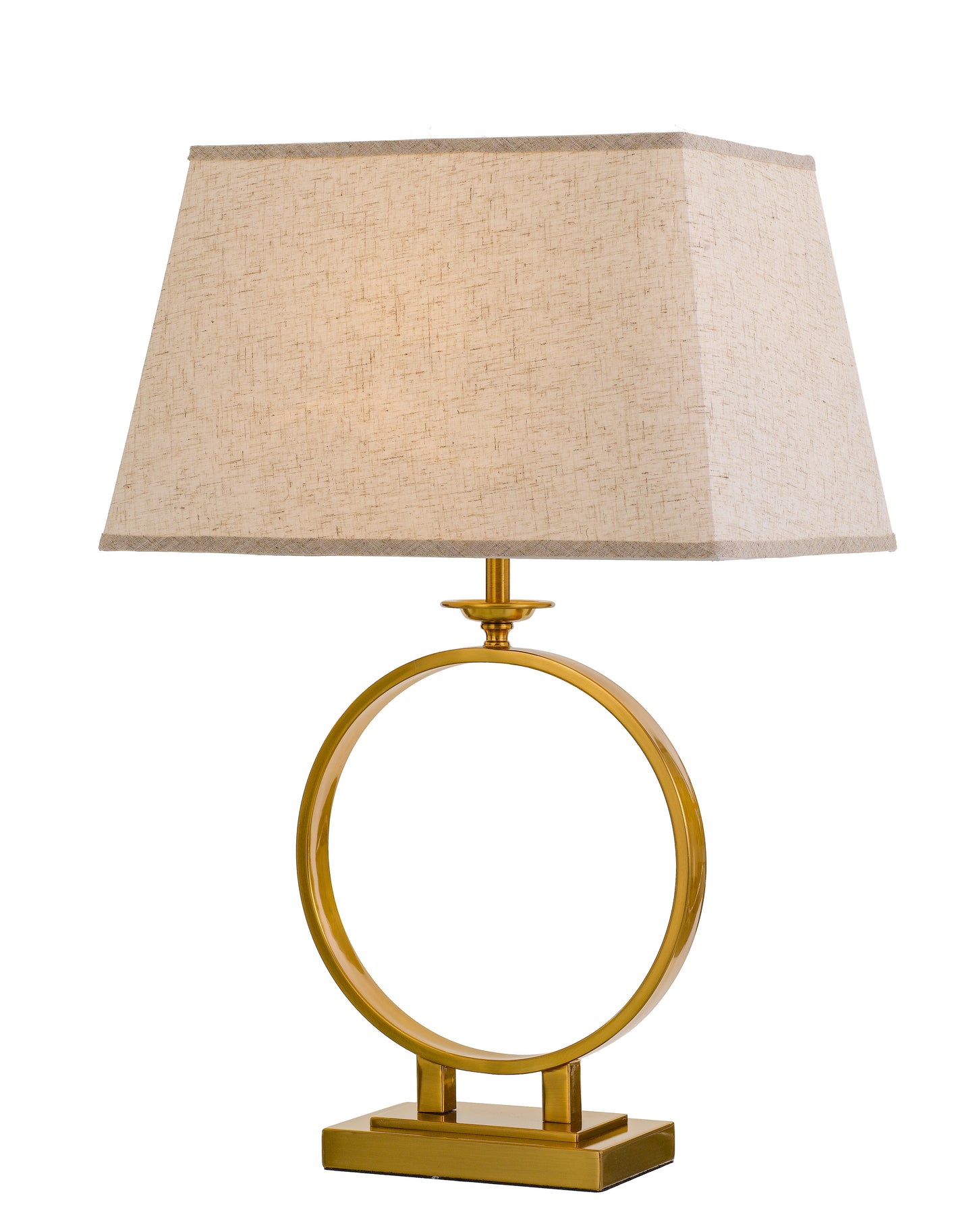 TFS TABLE LAMP 25wE27max D:340 H:680 cable2.0 line swt ANTIQUE GOLD/CREAM