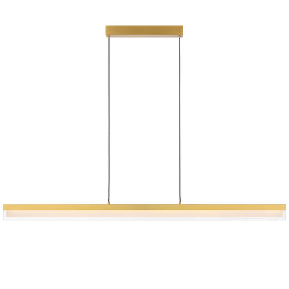 Solville TFS PENDANT 30wLED L1200 W20 H70 3000K DIM 2030Lm CAB 2m BRASS/BRASS CANOPY