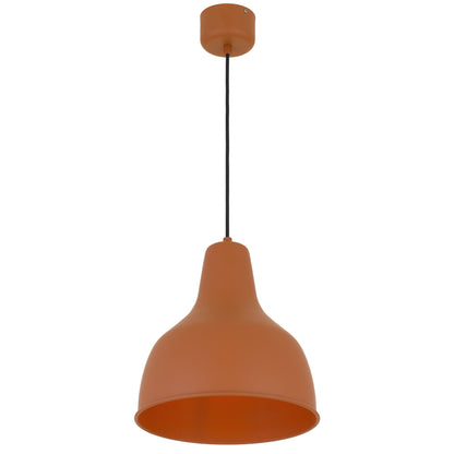 Maple TFS 30 PENDANT 25wE27max D:300 H:330 TEX:2M ORANGE SATIN