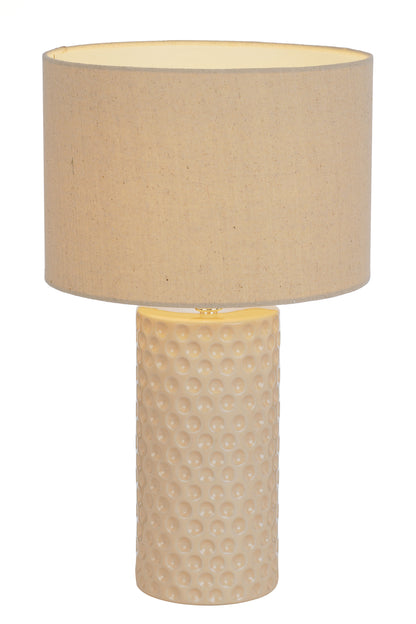 TFS CERAMIC TABLE LAMP 25wE27max H:470 D:280 CREAM