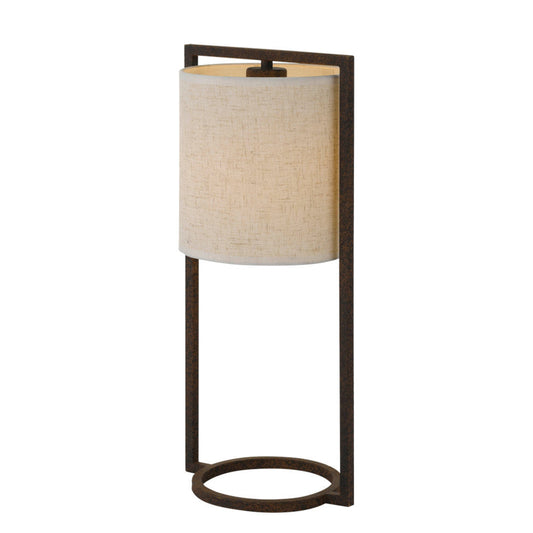 Cascais TFS TABLE LAMP 25wE27max D:230 H:505 RUSTY / SAND