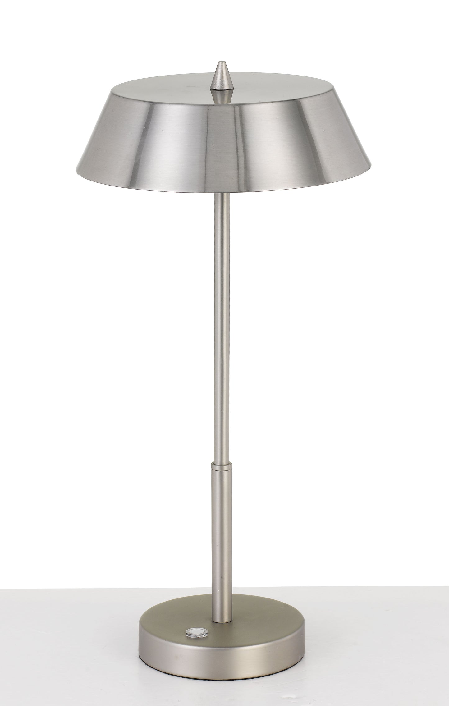 TFS TABLE LAMP 7w LED 3 WAY TOUCH SWITCH H:425 D:220 NICKEL/SILVER 3000K 580Lm