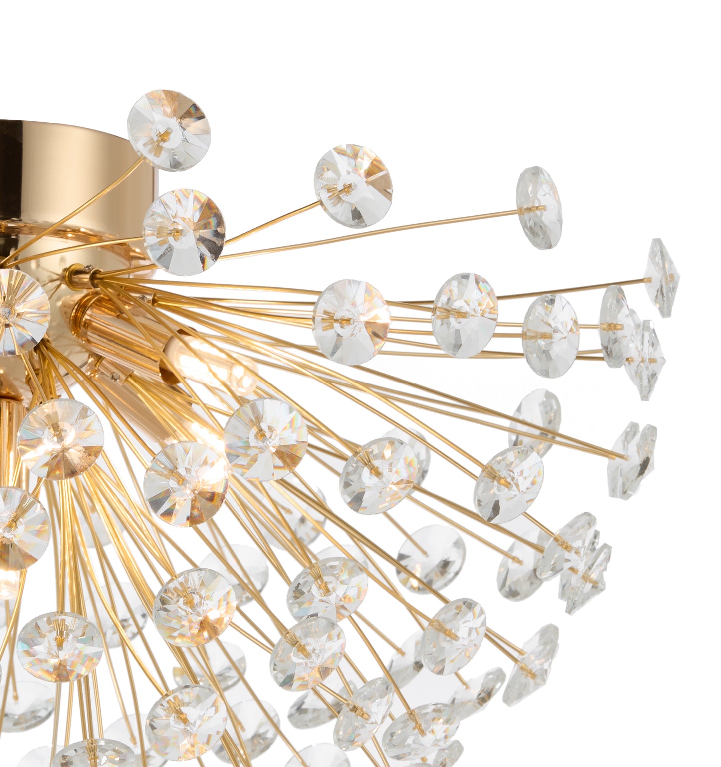 TFS 6LT CTC 6x6wG9max D:500 H:190 CRYSTAL H:200 GOLD / CLEAR