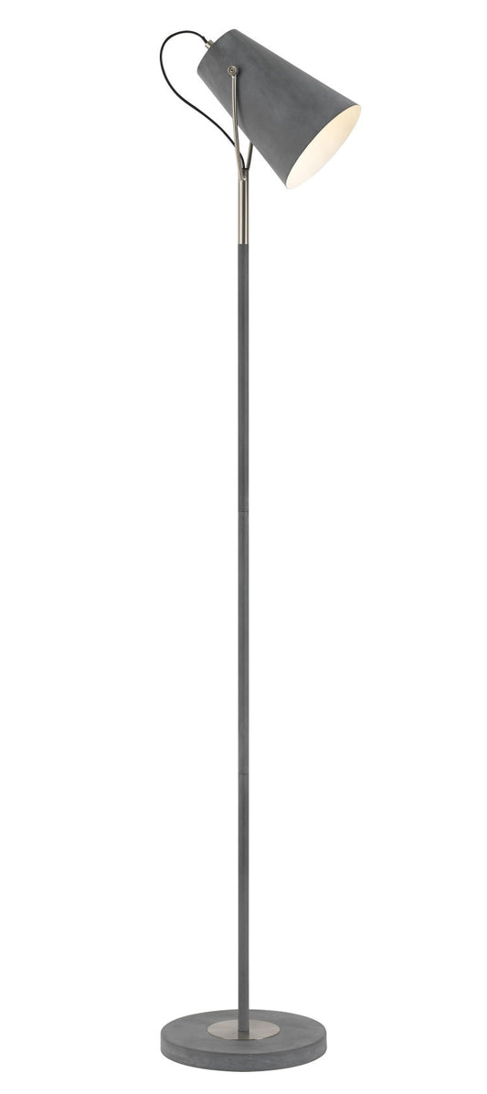 TFS FLOOR LAMP 40wE27max H:1500 CONCRETE/NICKEL