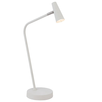 TFS TABLE LAMP 3wLED 3000K 3 STEP TOUCH SWITCH DIM 368Lm 140x310x490 OFF-WHITE