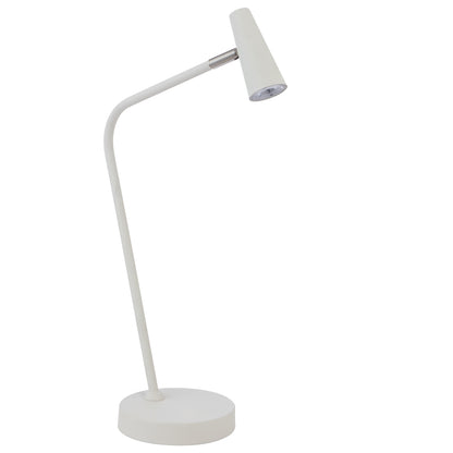 TFS TABLE LAMP 3wLED 3000K 3 STEP TOUCH SWITCH DIM 368Lm 140x310x490 OFF-WHITE