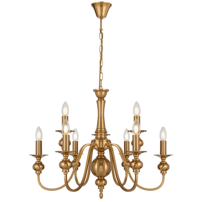 Solwood TFS 8LT PENDANT 8x25wE14max D:790 H:550 chain 2m COPPER