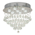 TFS 45cm CTC 7 x 6wGU10max Not Included D:450 H:400 CHROME/CLEAR