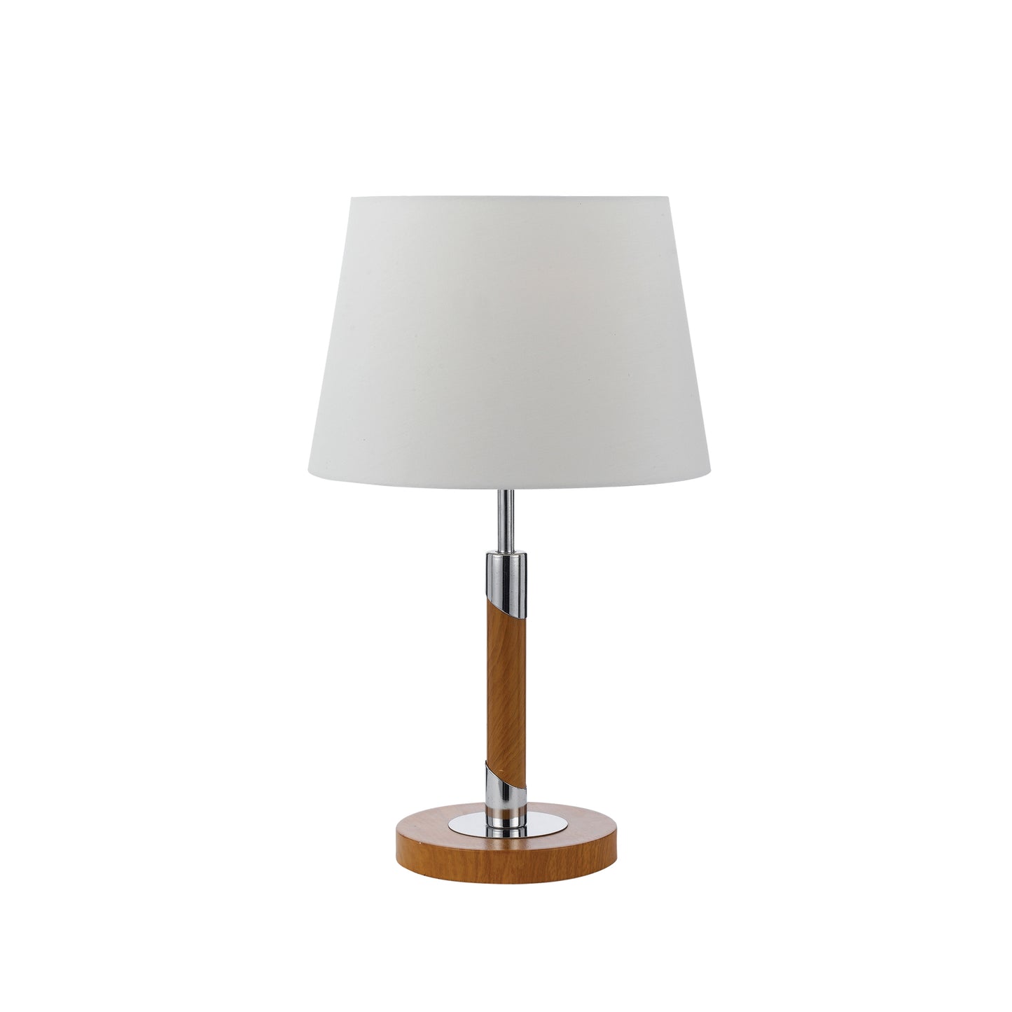 TFS TABLE LAMP 25wE27 D:300 H:500 TEAK PAINTED/ WHITE - LIGHT