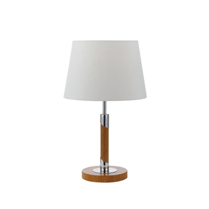 TFS TABLE LAMP 25wE27 D:300 H:500 TEAK PAINTED/ WHITE - LIGHT
