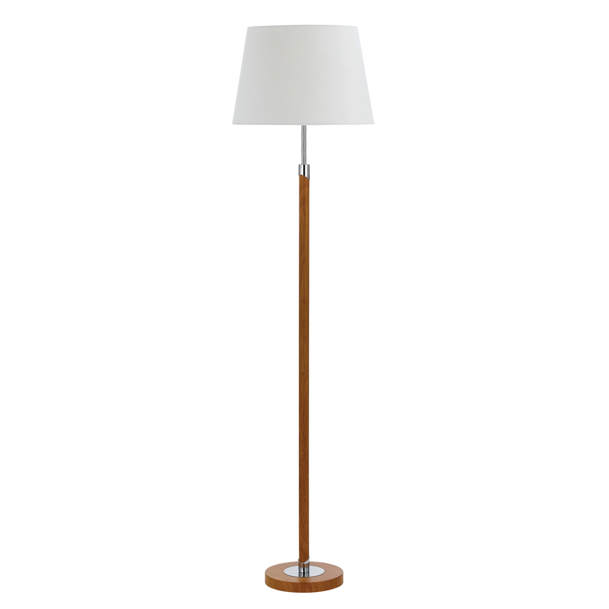 TFS FLOOR LAMP 25wE27 D:400 H:1600 TEAK PAINTED/ WHITE - LIGHT