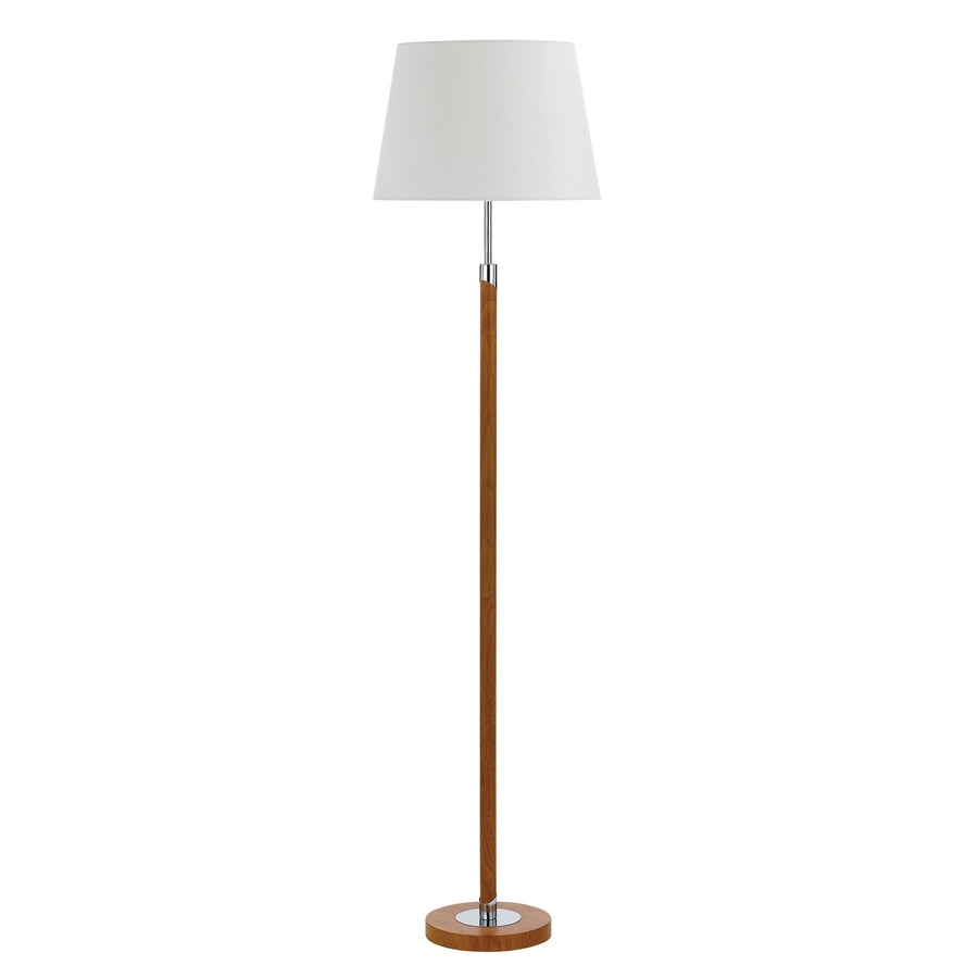 TFS FLOOR LAMP 25wE27 D:400 H:1600 TEAK PAINTED/ WHITE - LIGHT
