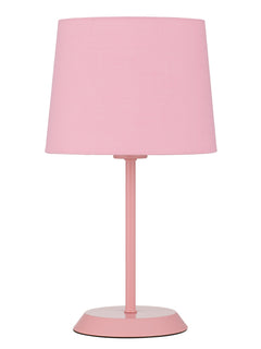 TFS TABLE LAMP 25wE27max H:400 D:225 PINK/PINK Inline Switch