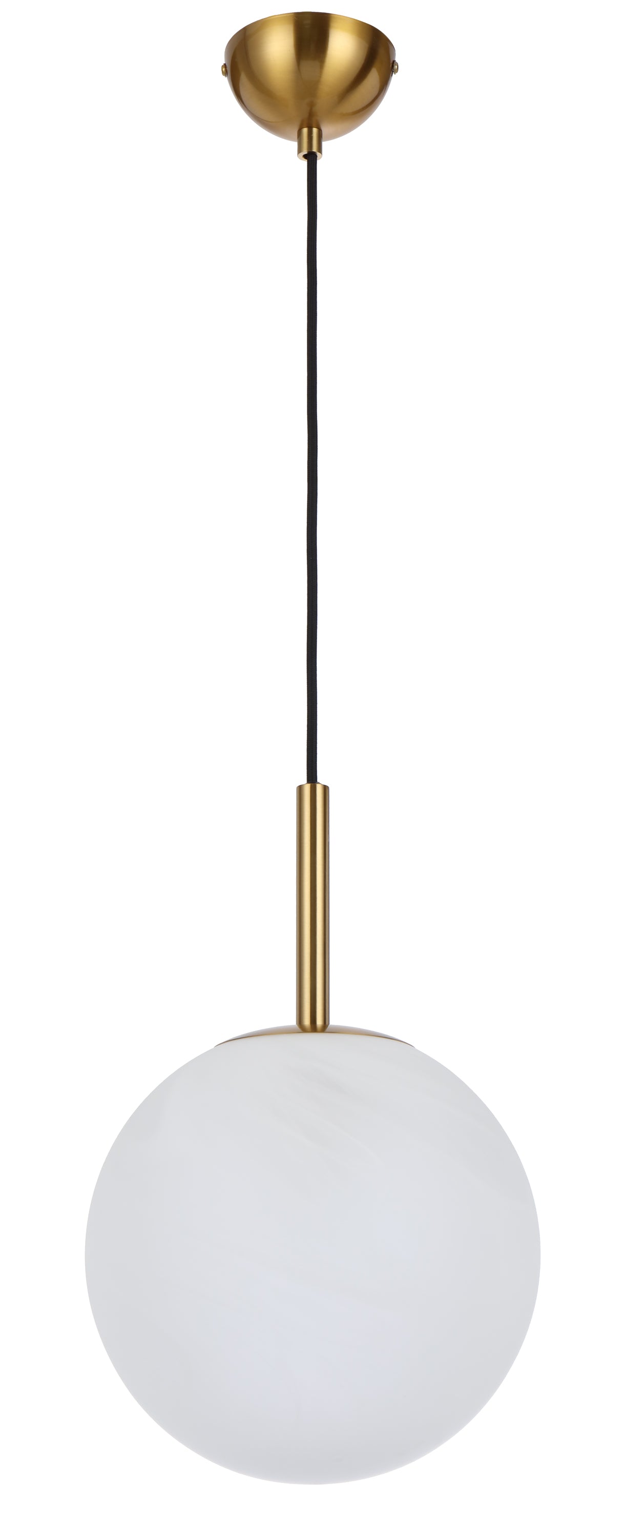 TFS 10 PENDANT 25w E27 D:250 CAB:2m ANTI GOLD / ALABASTRO