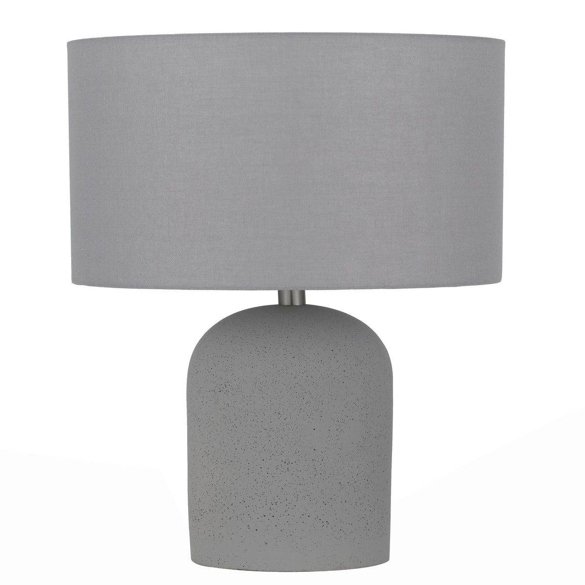 Cantolux TFS MED TABLE LAMP 25wE27max D:300 H:500 inline Swtch CONCRETE / SOFT GREY LINEN