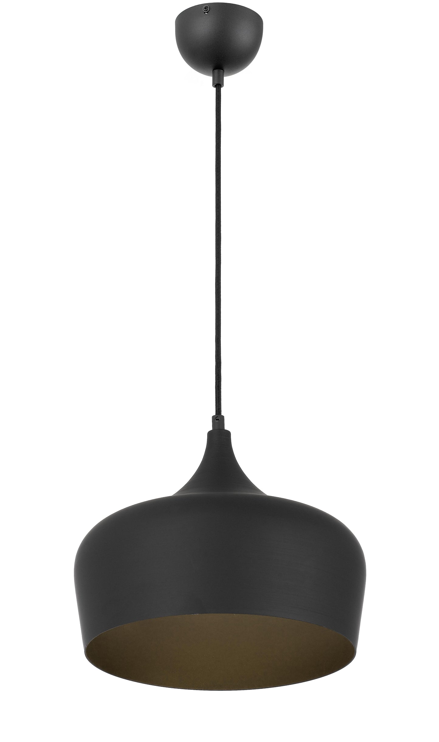 TFS 30 PENDANT 25wE27max D300 H270 + 1.5 TEX BLACK BRUSHED (BLACK)