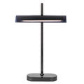 TFS TABLE LAMP 8wLED L250 H80 H400 3000K 3STEPTOUCH SWTCH DIM GUN METAL / SMOKE