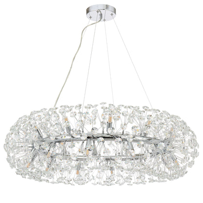 Faro TFS 24LT PENDANT 24x6wG9max D:900 H:350 CRY H13 CRYS H130 CAB 2M CHROME/ CLEAR